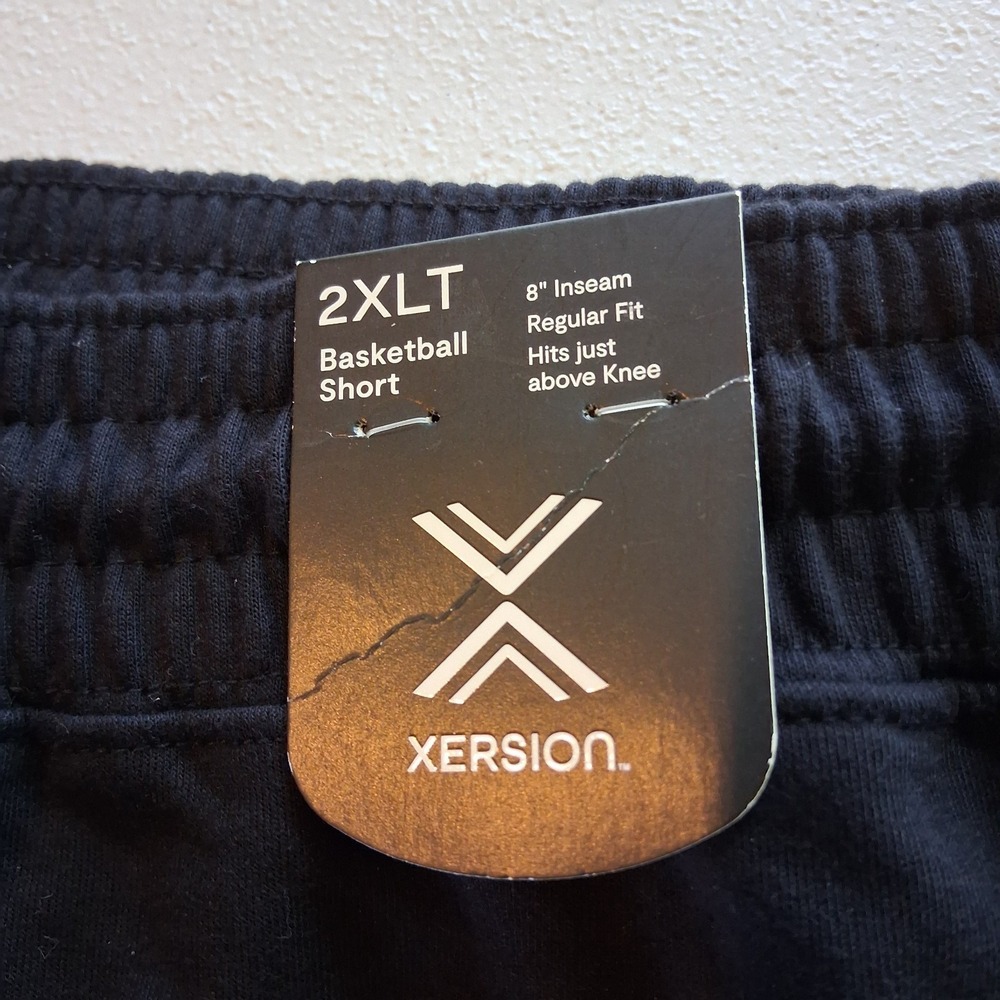 Xersion Men's 2XLT Basketball Shorts Black Athletic Regular Fit NWT - Picture 9 of 16